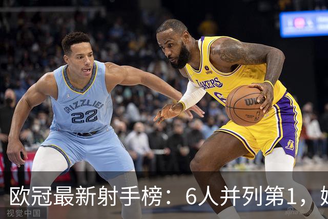 欧冠最新射手榜：6人并列第1，姆巴佩第7，落后于哈兰德和凯恩