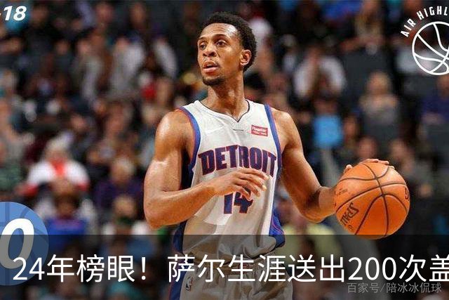 24年榜眼！萨尔生涯送出200次盖帽 22岁之前达成奇才队史首人